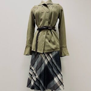 Flare sleeve blouse cottagecore style button up